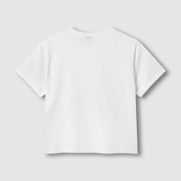 여 JAJU AIR 코튼 반팔 티셔츠 J116201084001