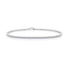 Ice tennis bracelet 2mm (WG)(400013)