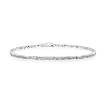 아이스볼 Ice tennis bracelet 2mm (WG)(400013)