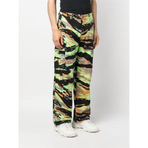 이알엘 ERL Trousers Green Trousers ERL06P003GREENRAVECAMO