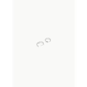 나탈리슈레켄버그 26PS Medium Silver Hoops, Silver