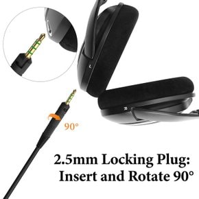 긱리아 케이블 호환 오디오 코드 젠하이저 HD620S, HD599SE, HD599, HD598, HD