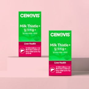 밀크씨슬+ (60캡슐, 60일분) 2통