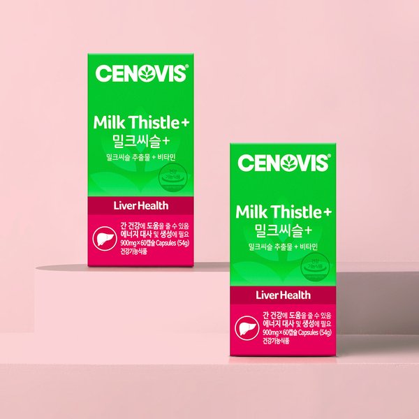 밀크씨슬+ (60캡슐, 60일분) 2통
