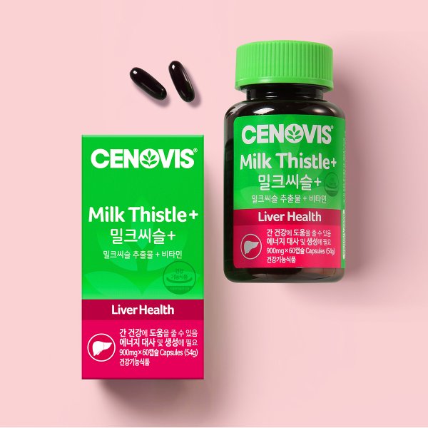 밀크씨슬+ (60캡슐, 60일분) 2통