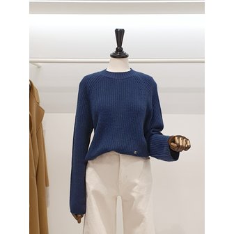 ZOOC [파주점] 쥬크 주크 세미루즈핏 골지 울혼방 니트 V254KSK952