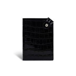 Matiere leather passport wallet Black