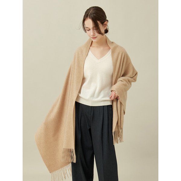 100% 캐시미어 숄 머플러 Muffler Shawl LARGO (4color)