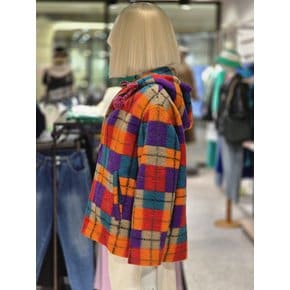 [파주점] 가젤 체크후드점퍼 BAJP53461-MU