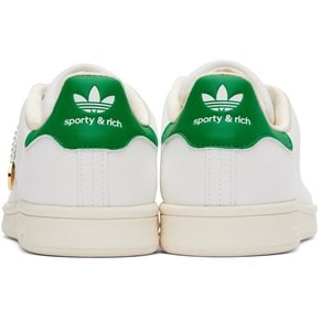 화이트 adidas Originals 스탠 스미스 스니커즈 232446M237000