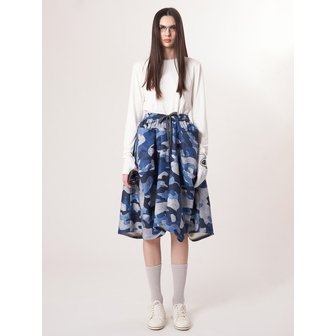 애스플래폼 AW52PT35 카모 플레어 팬츠_블루