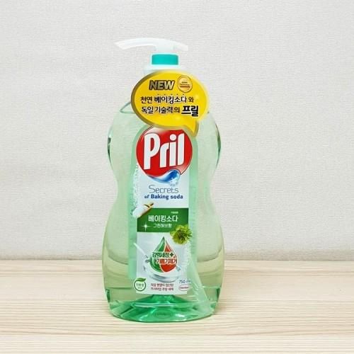 프릴 주방세제 주방세제추천 설거지세제 헨켈 허브향 750ml 그린