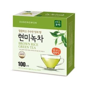 (100T)다농원 침출차 현미녹차/티백차/차티백/티백/사무실/1회용/데일리/다과/가정용/간편/대접용/녹차