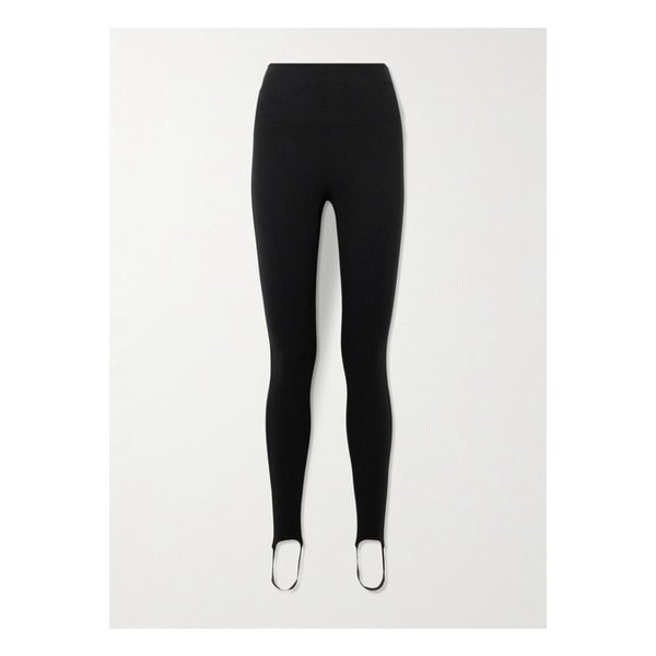 스트레치 폰테 스터럽 레깅스 블랙 1647597356352936