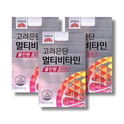 고려은단 멀티비타민 올인원 우먼 1560mg 60정 3박스 /wb(1)