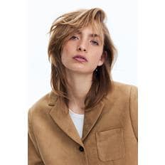 H&M 싱글 브레스티드 재킷 베이지 1286348001