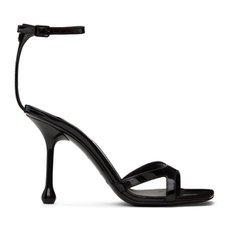 블랙 익시아 95 힐 샌들 IXIA SANDAL 95 PAT Black