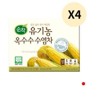 순작 옥수수수염차 유기농 음료 차 티백 30T X 4