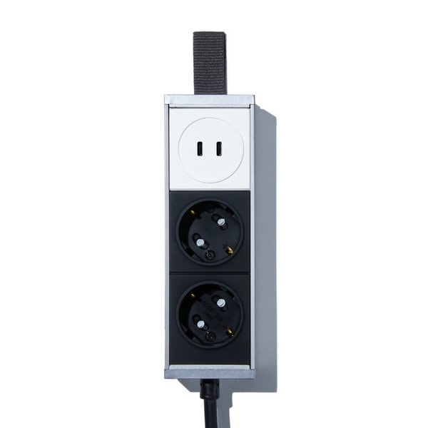 EXTENSION USB-C SOCKET / YIN-YANG BLACK 1.5m
