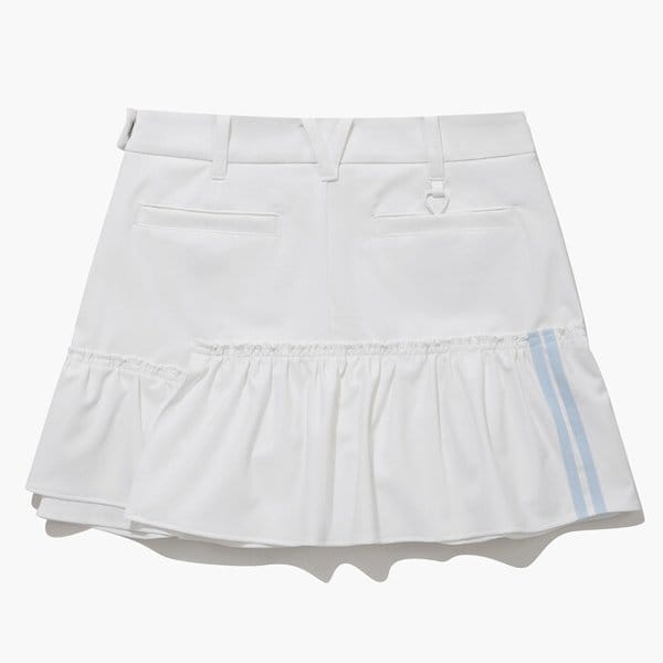 [여주점] 여성 라인 포인트 변형 티어드 스커트 GQ122LSK35 WHTE