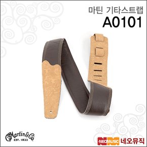 마틴기타스트랩 A0101 Leather Empossed Strap/엠보싱