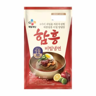  CJ 냉장 함흥비빔냉면 484.4g 2인분 1입