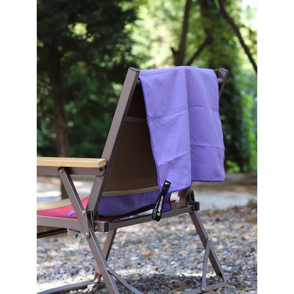 마이크로화이바 타월 차박 등산 캠핑타올 극세사 원단 퍼플