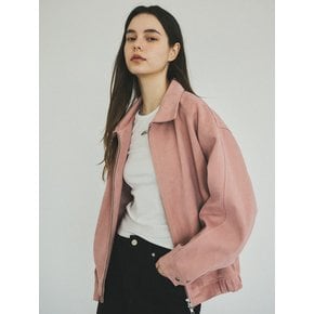 90s Classic Faux Suede Jacket _CTO113(Pink)