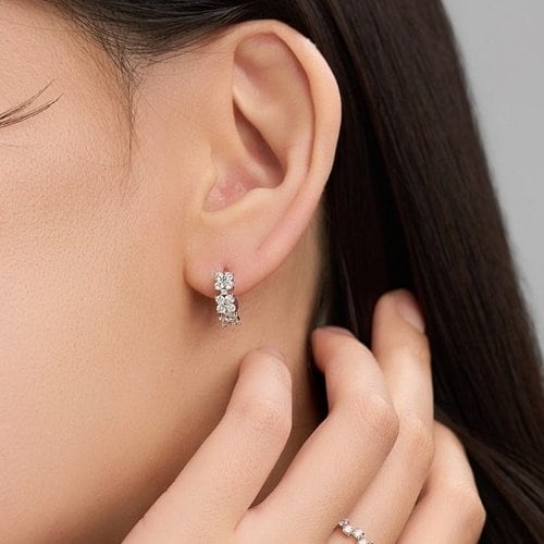 튜더로즈가든 다이아몬드 14K 귀걸이 LOFQ2001D