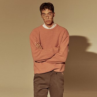 딘스 DROP OVER-FIT SWEATER_PINK