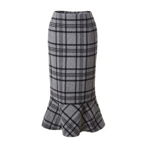 WOOL ENGLAND TARTAN CHECK SKIRT