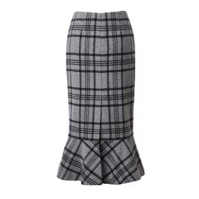 WOOL ENGLAND TARTAN CHECK SKIRT