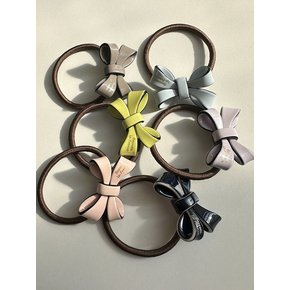 Two tone ribbon hair tie (5color)