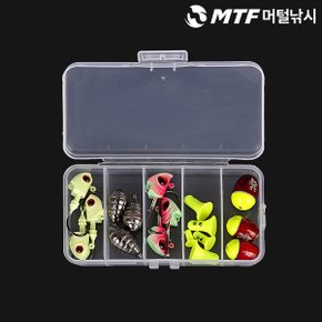 MTF 초소형 5칸 태클박스 채비 소품 케이스 ZY-062