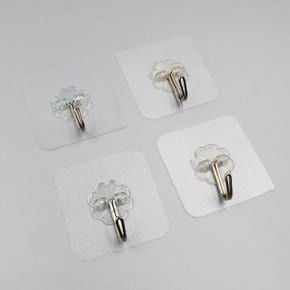 부착식 다용도 후크고리 타일 벽 서랍장 수납함 접착식 소품걸이