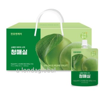  천호엔케어 100프로 국내산 청 매실 즙 주스 70ml 30p