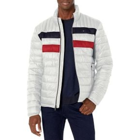 영국 타미힐피거 패딩 Tommy Hilfiger Men`s Performance Faux Memory Bomber Jacket Transition