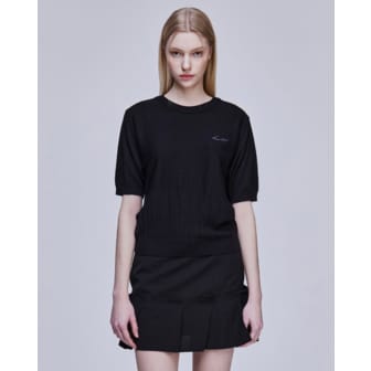 송지오 [파주점] [송지오우먼]송지오 어시메트릭 폴드 스커트 블랙 WH3SK317BK