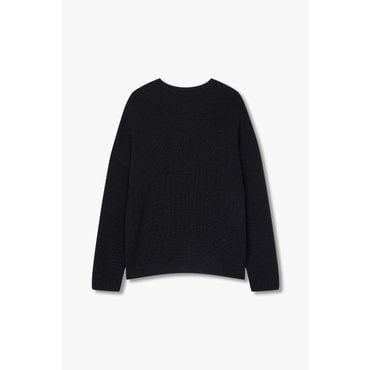 ARMANI EXCHANGE AX 여성 모크넥 드롭 숄더 풀오버- 블랙(A424332520)