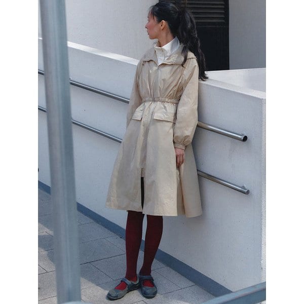 Lightweight Hooded Trench Coat