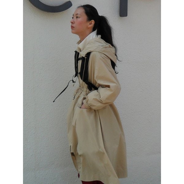 Lightweight Hooded Trench Coat