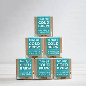 티피그 수박 히비스커스 콜드 브루 티 teapigs watermelon and hibiscus cold brew 10티백 6개