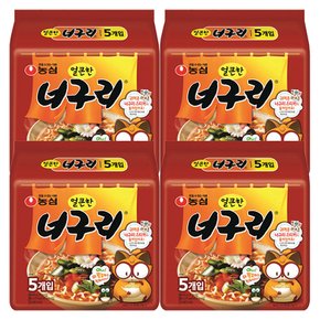 농심 얼큰한 너구리 120g X 20봉