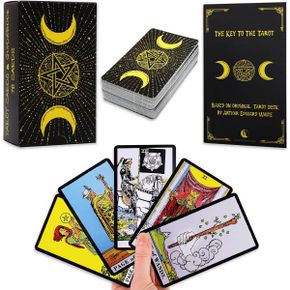 미국 신년 타로카드 Prophet Tarot Cards with Guide Book for Beginners Experts 78 Classic De