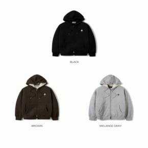 후아유 공용 스티브 보아 퍼 후드집업 / Steve Boa Fur Hood Zip-up_A WHMZE4V21U