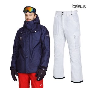 [SET] 셀시우스 마커스 제로 스키복 보드복 세트 D네이비