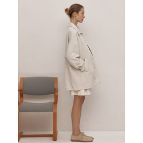 Midi Trench Coat Ivory (WE413TT160)