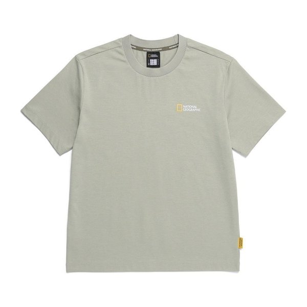 [부산점] N252UTS092 415 내셔널지오그래픽 크로우 유니 COOL MAX 월드맵 그래픽 베이직핏 반팔 티셔츠