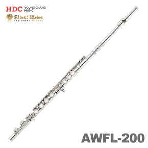 영창 플룻 AWFL-200 알버트웨버 플루트 입문용 연습용 Flute