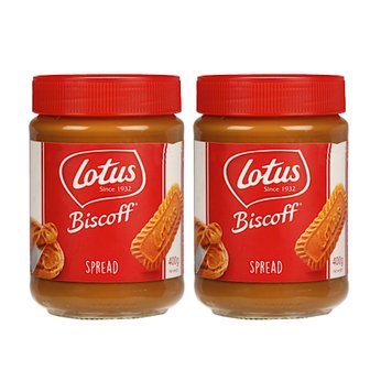  로투스 비스코프 비스킷 스프레드 잼 Lotus Biscoff Spread 400g 2개